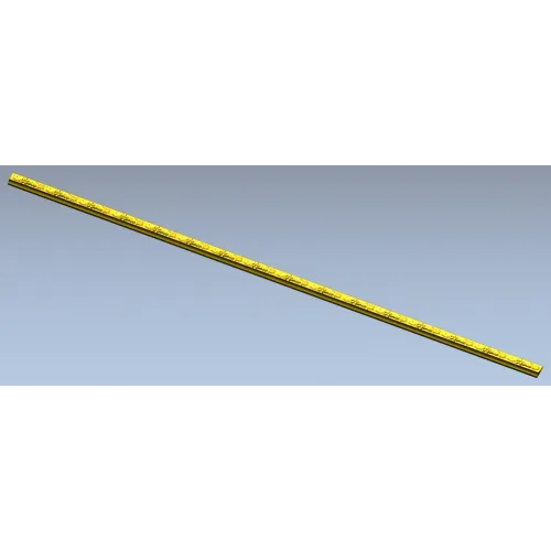 Багет с растительным рельефом - 3D модель STL для ЧПУ