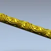 Рельефный багет - stl модель для ЧПУ фрезера
