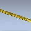 Classic Scroll Baguette - STL 3D model for CNC