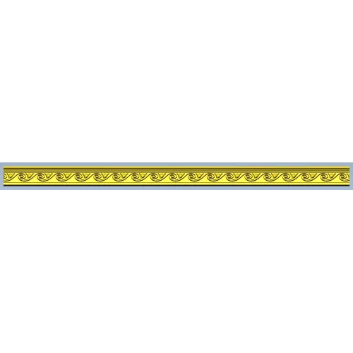 Classic Scroll Baguette - STL 3D model for CNC