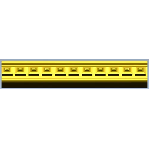 Classical Dentil Baguette - STL 3D Model for CNC Routing