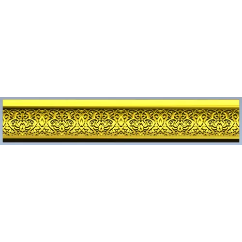 Ornate Arabesque Baguette STL for CNC