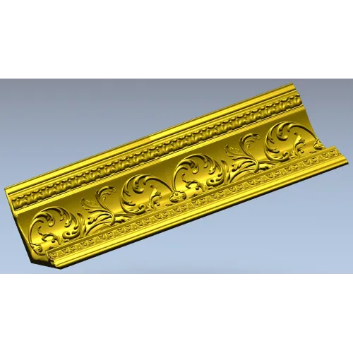 Классический багет с акантом - 3D модель STL для ЧПУ
