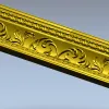 Классический багет с акантом - 3D модель STL для ЧПУ