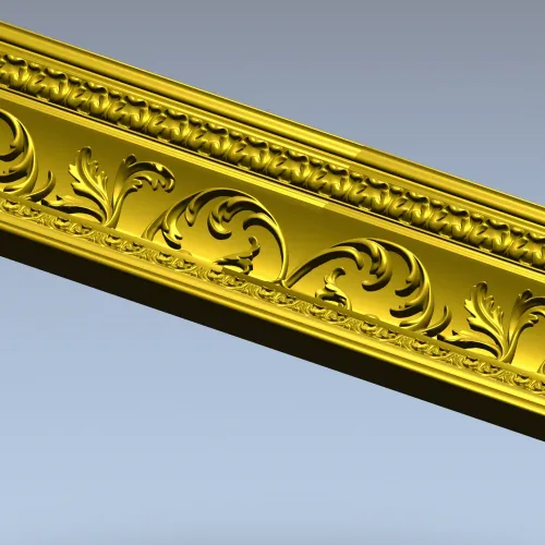 Классический багет с акантом - 3D модель STL для ЧПУ
