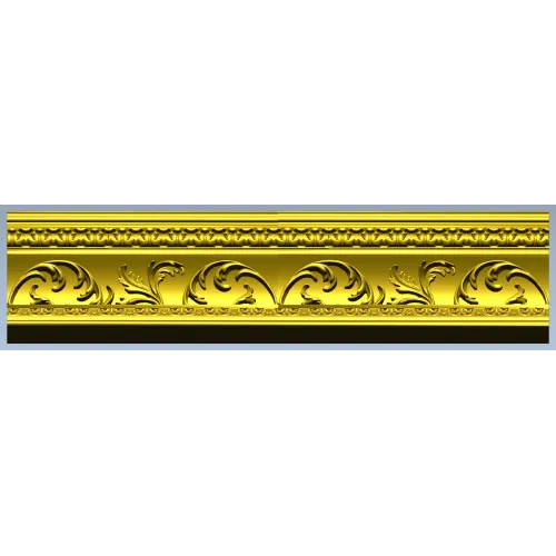 Классический багет с акантом - 3D модель STL для ЧПУ