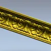 3D модель багета "Фриз Авелина" в формате STL для ЧПУ