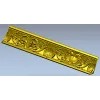 Baroque Acanthus Baguette STL for CNC