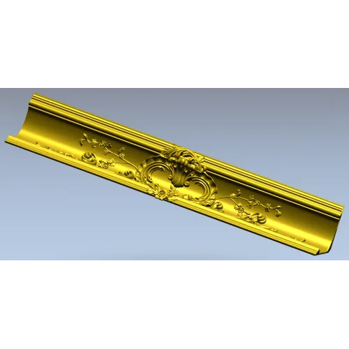 Резной багет в стиле рококо - 3D модель STL для ЧПУ