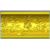 Багет с растительным рельефом - 3D модель STL для ЧПУ