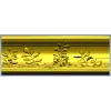Багет с растительным рельефом - 3D модель STL для ЧПУ