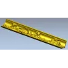 Seashell & Acanthus Baguette - STL 3D model for CNC