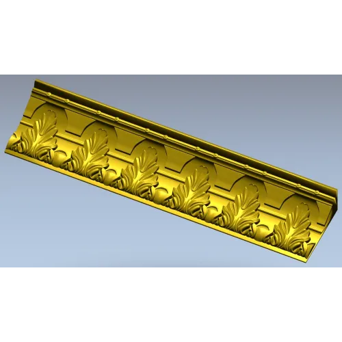 Акантовый декоративный багет - 3D модель STL для ЧПУ