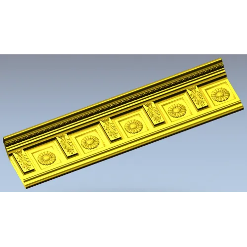 Классический багет с розетками - 3D модель STL для ЧПУ