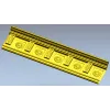 Классический багет с розетками - 3D модель STL для ЧПУ