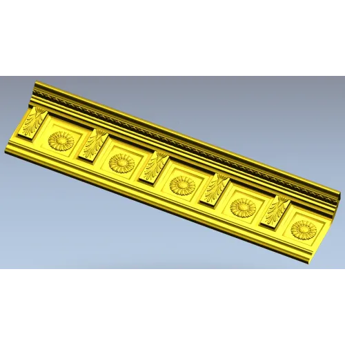Классический багет с розетками - 3D модель STL для ЧПУ