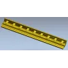 Classical Dentil Baguette - STL 3D model for CNC
