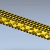 Аркатурный декоративный багет - 3D модель STL для ЧПУ