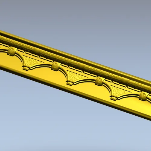Classic Arch Baguette STL for CNC