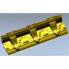 Багет с раковинным орнаментом - 3D модель STL для ЧПУ