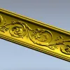 Acanthus Scroll Molding STL for CNC