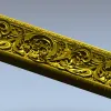 Барочный акантовый багет - STL модель для ЧПУ