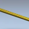 Greek Key Baguette STL for CNC