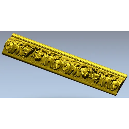 Багет "Викторианская роза" - 3D модель STL для ЧПУ