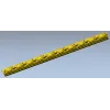 Декоративный багет с растительным орнаментом - 3D модель STL для ЧПУ