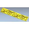 Акантовый декоративный багет - 3D модель STL для ЧПУ