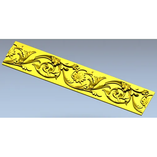 Акантовый декоративный багет - 3D модель STL для ЧПУ
