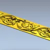 Акантовый декоративный багет - 3D модель STL для ЧПУ