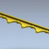 Арочный багет Ренессанс - 3D модель STL для ЧПУ