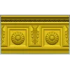 Классический резной багет с розетками - STL модель для ЧПУ