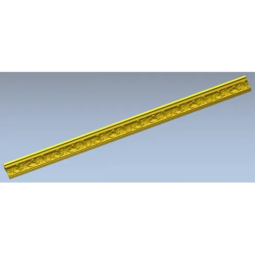 Барочный узкий багет для ЧПУ - STL 3D модель
