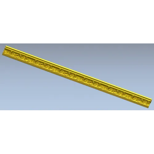 Барочный узкий багет для ЧПУ - STL 3D модель