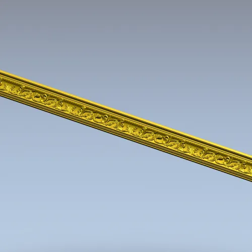 Барочный узкий багет для ЧПУ - STL 3D модель