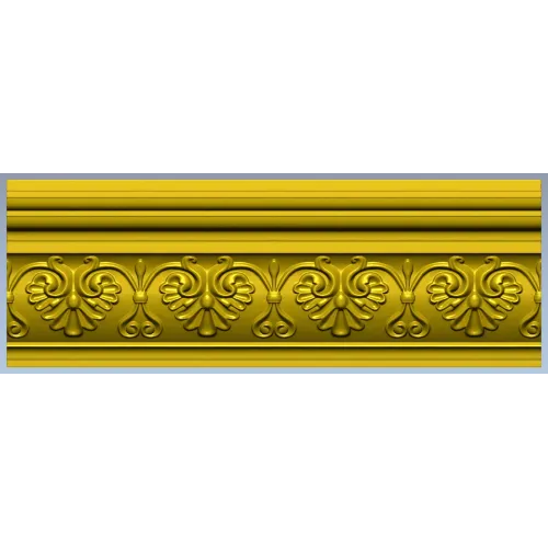 Acanthus Rosette Baguette - STL 3D Model for CNC