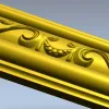 Багетный модуль с завитками - 3D модель в формате STL
