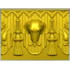 Классический багет с геральдической головой собаки - STL для ЧПУ