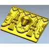 Классический багет с геральдической головой собаки - STL для ЧПУ