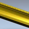 Элегантный багет с розетками - stl модель для ЧПУ