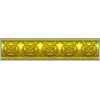 Floral Rosette Baguette STL for CNC