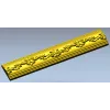 Классический багет с вензелем - 3D модель STL для ЧПУ