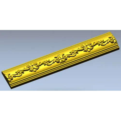 Классический багет с вензелем - 3D модель STL для ЧПУ