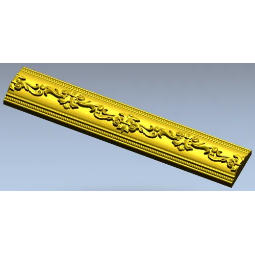 Классический багет с вензелем - 3D модель STL для ЧПУ