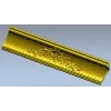 Classical Rose Garland Baguette - STL 3D model for CNC milling