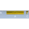 Classical Rose Garland Baguette - STL 3D model for CNC milling