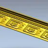 Багет "Лотос" - 3D модель STL для ЧПУ
