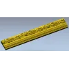 Багет с растительным орнаментом - 3D модель STL для ЧПУ